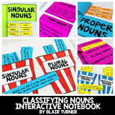Grammar Interactive Notebook {CLASSIFYING NOUNS}