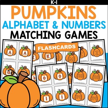Preview of Fall | Pumpkins | Alphabet | Numbers | Matching Games | Flashcards