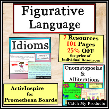 Preview of Figurative Language MEGA-Bundle for PROMETHEAN Board