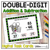 Double Digit Addition and Subtraction Boom Cards