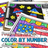 Fourth of July Coloring Pages Equivalent Fractions Color b