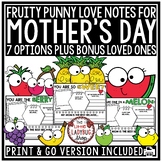 Mother's Day Writing Craft Bulletin Board Bonus Loved Ones
