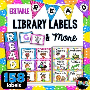 Preview of Library Labels Mega-Bundle