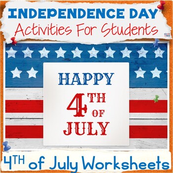 Preview of 50% OFF Independence Day Activity Packet - 4th of July Worksheets MEGA Bundle
