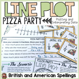 LINE PLOT: GRAPHING DATA: PIZZA PARTY CENTER ACTIVITY