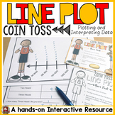 LINE PLOT: GRAPHING DATA: COIN TOSS CENTER ACTIVITY