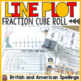 LINE PLOT: GRAPHING DATA: FRACTION CUBE ROLL CENTER ACTIVITY