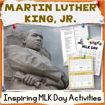 Preview of 50% OFF MLK Day Activity Packet - Martin Luther King Jr. Worksheets Bundle
