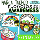 March Phonological Awareness Stations - PRINTABLES