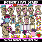 Mother's Day Bears Clipart