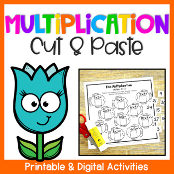 Preview of Multiplication Review Activities - Multiplication Cut and Paste Facts Practice