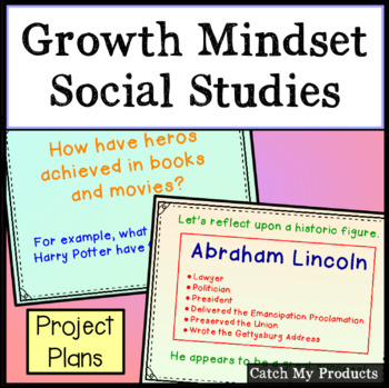 Preview of Growth Mindset Projects for PROMETHEAN Board Use