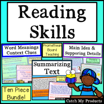 Preview of Reading Skills for PROMETHEAN Board