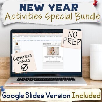 50 OFF New Year 2024 Activities Middle School Worksheets Bundle By   Original 10693996 3 