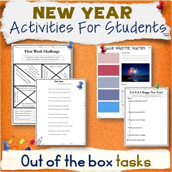 50 OFF New Year 2024 Activities Middle School Worksheets Print   Original 8758663 2 