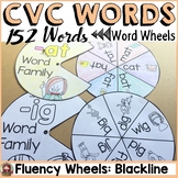 PHONICS: CVC WORDS: READING FLUENCY WHEELS