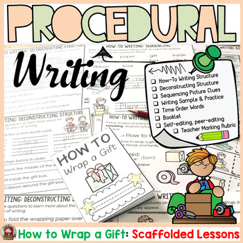 Preview of Procedural Writing | How to Writing | How To Wrap A Gift