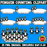 Penguin Counting Clipart