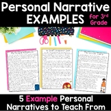 Personal Narrative Examples for 3rd Grade