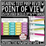 Point of View ELA Test Prep 3rd 4th Grade Reading Review J