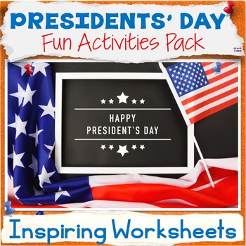 Preview of 50% OFF Presidents Day Activities, Middle School Worksheets, Fun Tasks Bundle