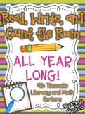 Read, Write, and Count the Room {ALL YEAR LONG} 40+ Themat