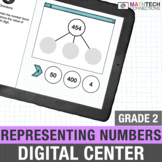 2nd Grade Digital Math Center - Read, Write, and Represent