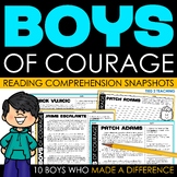 Boys of Courage Reading Comprehension Passages and Questio