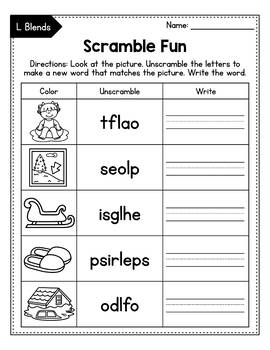 s blends worksheets r blends activities scramble tpt