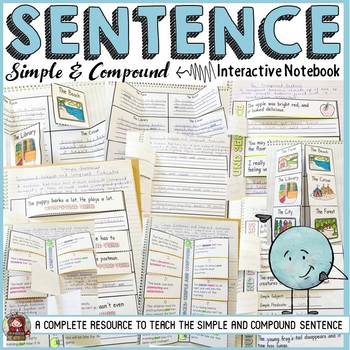 Preview of SENTENCE STRUCTURE: SIMPLE: COMPOUND SENTENCE: INTERACTIVE NOTEBOOK