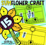 SUMflowers - Addition Craft & Math Mats - Two & Three Addends!