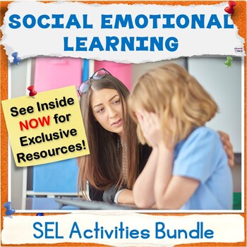 Preview of 50% OFF Social Emotional Learning Activity Packet, SEL Worksheets Bundle