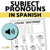 Spanish Subject Pronouns Listening Activities with Google 