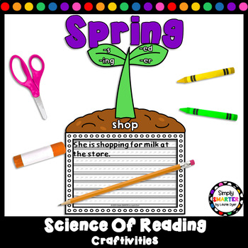 Preview of Spring Science Of Reading Phonics Craftivities
