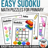 Picture Sudoku Puzzles, Color & Shape Soduko Math, Sodoku,