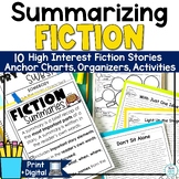 Summarizing Fiction Passages Story Summary Anchor Charts G