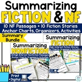 Summarizing Fiction Passages Nonfiction Text Graphic Organ