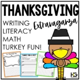 Thanksgiving Activities: Writing, Reading, Math, Turkey FUN