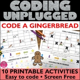 Unplugged Coding Hour of Code a Gingerbread STEM Coding Wo