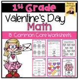 Valentine's Day Math 1st Grade Printables