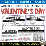 Valentine's Day Nonfiction Reading Comprehension Passage a