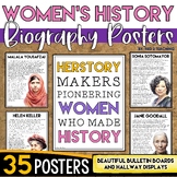 Women's History Month Posters Door Decor Bulletin Board Posters