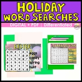 Differentiated Word Searches for Major Holidays - Google S