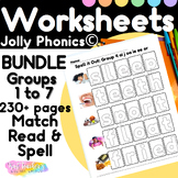 50% OFF Worksheets Jolly Phonics© Aligned All Groups