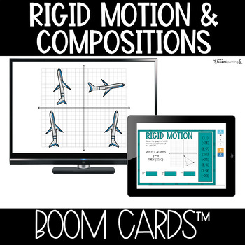 Preview of Boom Cards™ Mixed Transformations & Compositions DISTANCE LEARNING