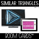 Boom Cards™ Similar Triangles (AA, SSS, SAS) DISTANCE LEARNING