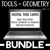Boom Cards™ Tools of Geometry Bundle DISTANCE LEARNING