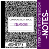 Dilations Notes for Interactive Notebooks