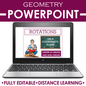 Preview of Geometry PowerPoint | Rotations DISTANCE LEARNING