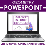 Geometry PowerPoint | Similarity in Right Triangles DISTAN